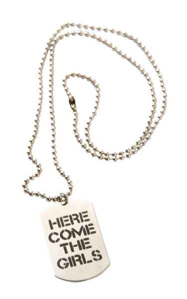 Hen Party Here Come the Girls Army Dog Tags Pk3