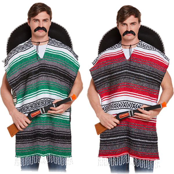 Deluxe Adult Poncho Green