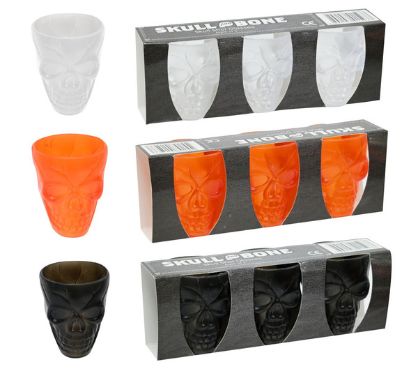 Skull Shot Glasses Pk3