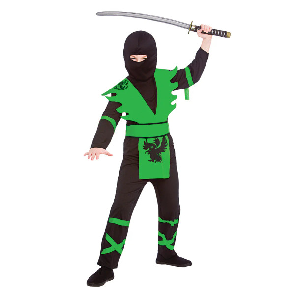 Ninja Assassin Green M Age 5 to 7 Years