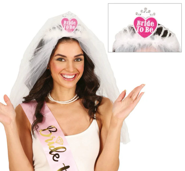 Bride to Be Tiara and Veil