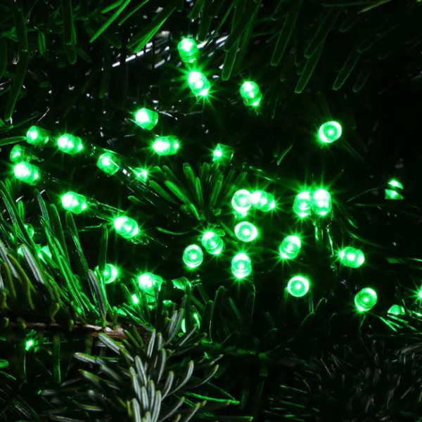 480 LED String Lights Green Green Cable