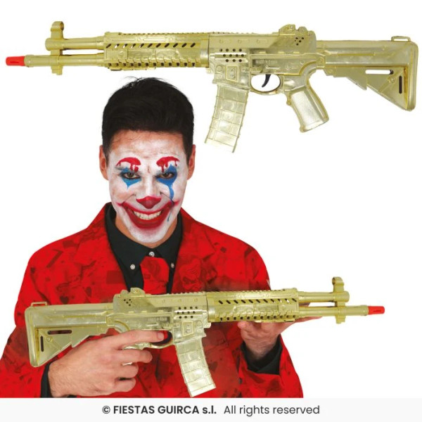 Gold Metallic Russian Rifle 58cm