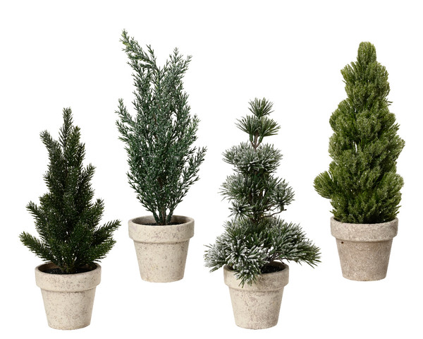 30cm Mini Potted Tree Choice of 4 styles