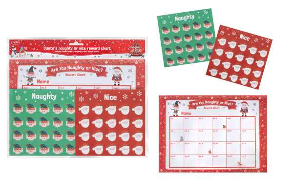 Santas Naughty or Nice Reward Chart