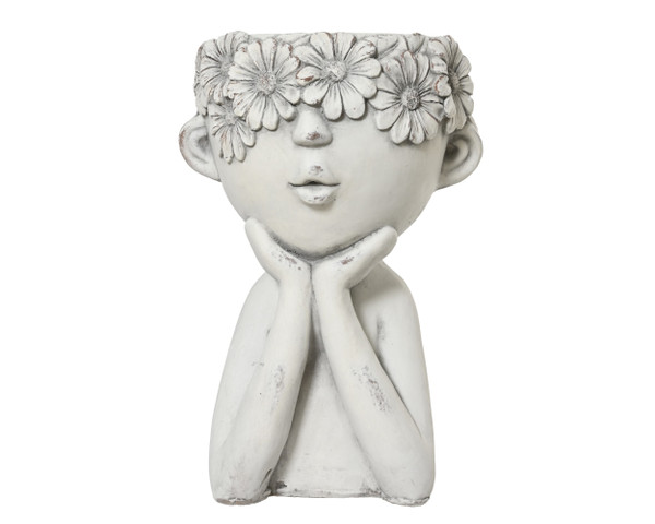 Planter polymagnesium child 2 Hand Cupping Indoor or Outdoor Use