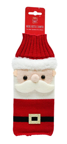 Santa Wine Bottle Jumper