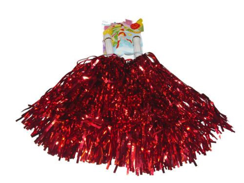 Pom Poms Cheerleader Pk2 Red