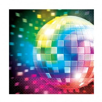 Disco Fever 70s Napkins Pk16 2Ply