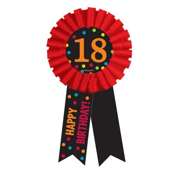 Award Ribbon 18th Birthday