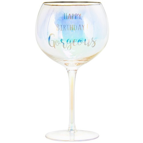 Lustre Gin Glass Happy Birthday
