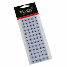 Stick On Eyes 8mm 65pcs Googly