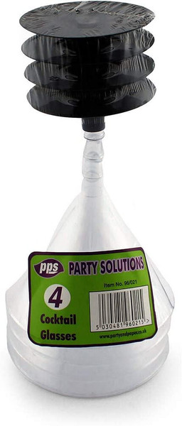 Cocktail Glasses Pk4 Clear