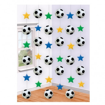 Soccer Football String Decoration 6 Strings