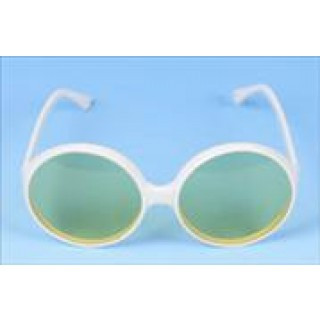 Glasses Mama Yellow Lense White Frame