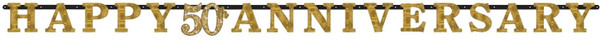 50th Golden Anniversary Letter Banner