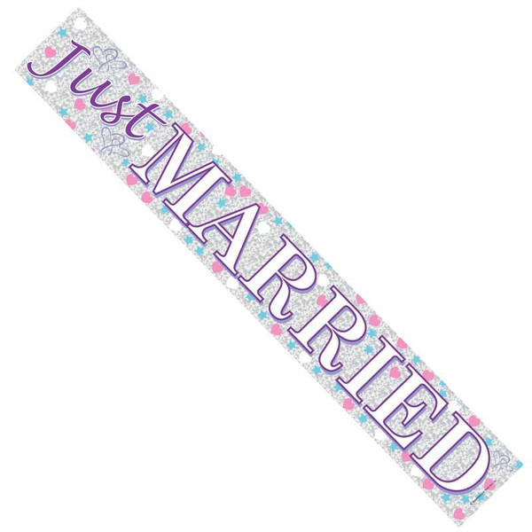 Banner Just Married 2.6m