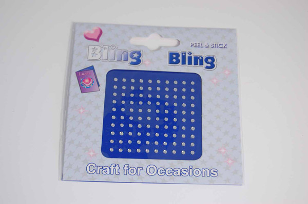 Bling Diamante Dots 2mm Pk100 Clear