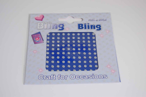 Bling Diamante Dots 3mm Pk100 Clear