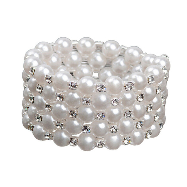 Classic Corsage Bracelet Clear Irridescent