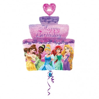 H300 Super Shape Balloon Birthday Princess Cake