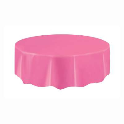 Tablecover Round Hot Pink 84in