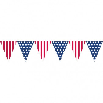 USA Pennant Banner 12ft