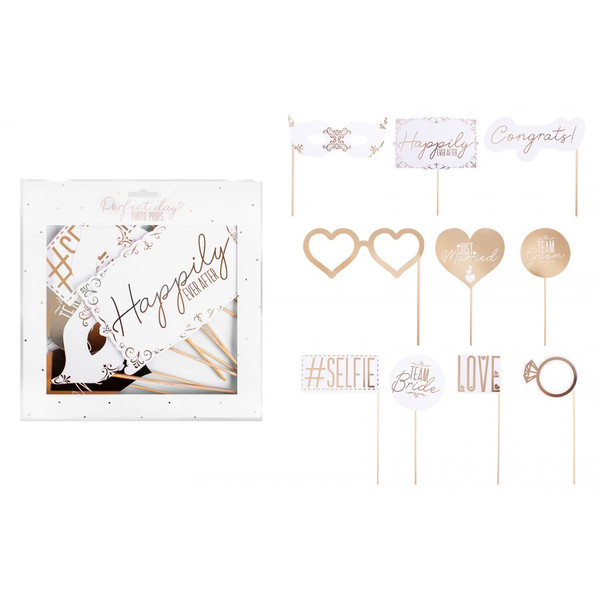 Perfect Day Wedding Photo Booth Props Pk10