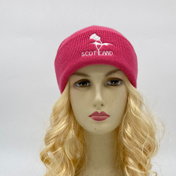 Wooly Hat with Scotland Embroidery HAT056