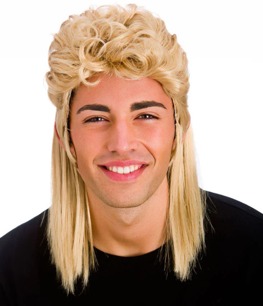 80s Mullet Wig Blonde