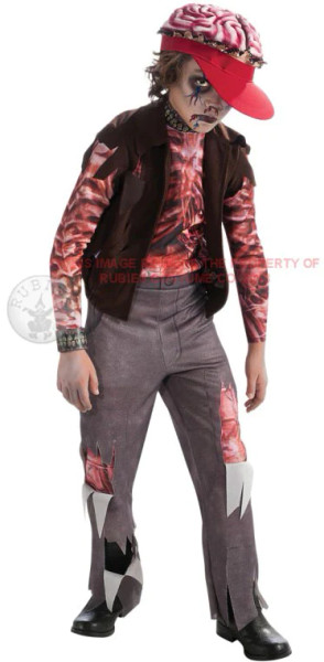 Zombie Punk Rocker L Age 8 to 10 Years