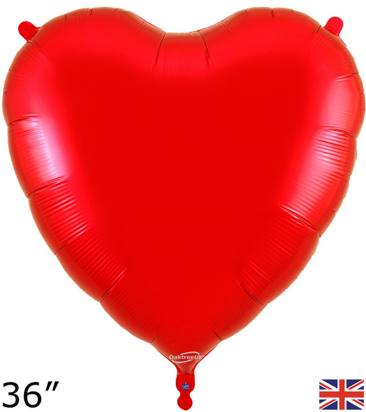 H600 36in Foil Balloon Red Heart