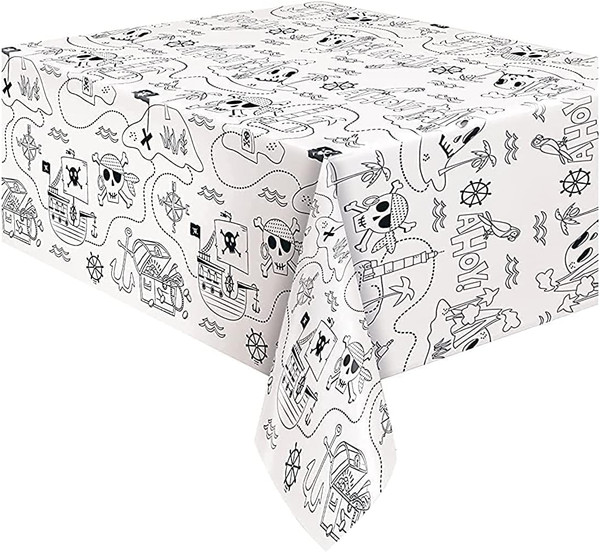 Ahoy Pirate Tablecover 54x84in