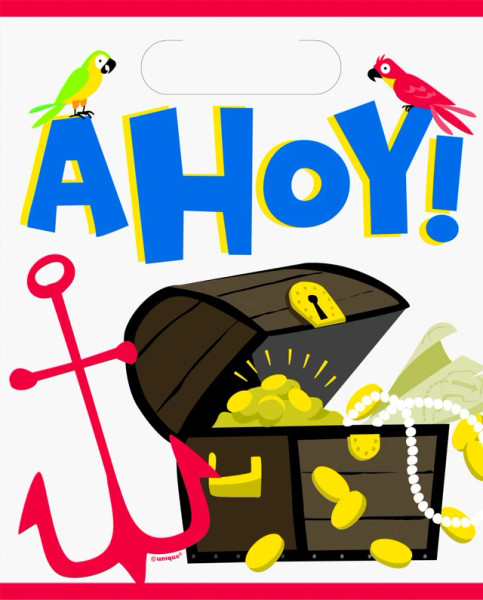 Ahoy Pirate Lootbags Pk8