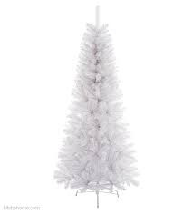 Slimline Spruce Christmas Tree White 2m 