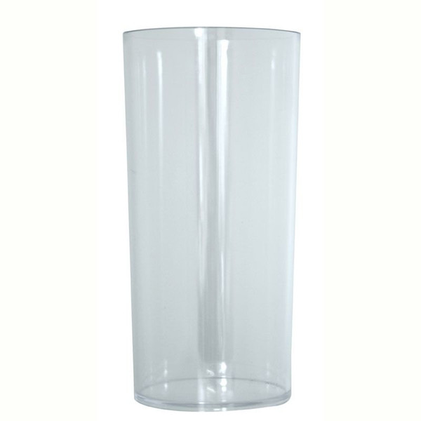 Acrylic Vase Cylinder 12x25cm Clear