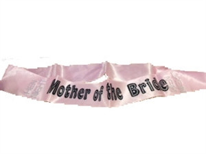 Hen Party Diamante Pink Mother of the Bride Sash