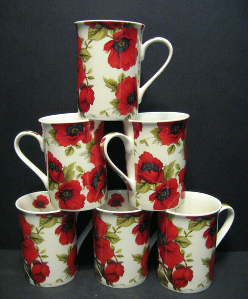 Single Mug Panama Red Poppy Sale