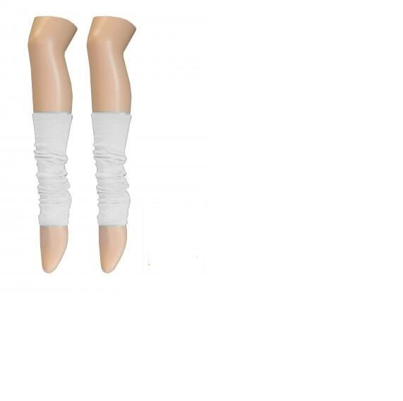 Leg Warmers White Pk2