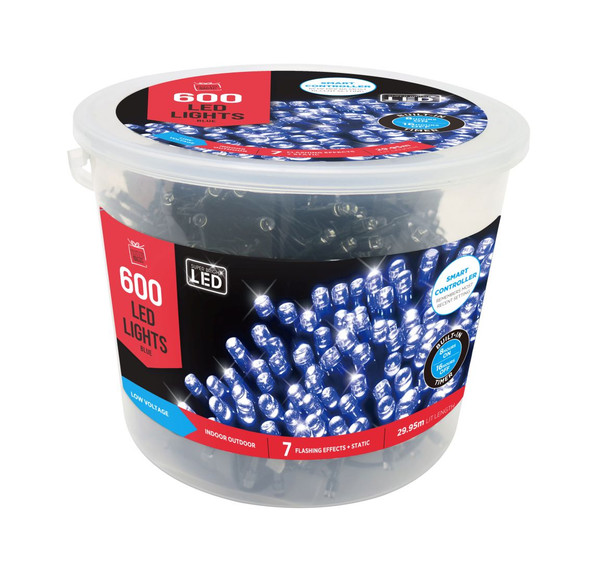 600 LED TIMER LIGHTS BLUE