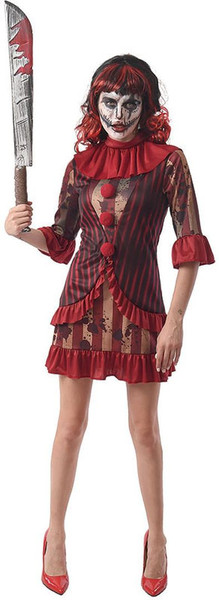 Bloody Killer Clown Adult Large