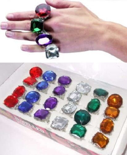Colourful Jewel Ring Choose Your Colour