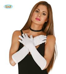 Gloves Long White 42cm