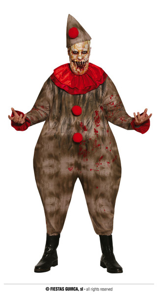 Creepy Clown Size Large