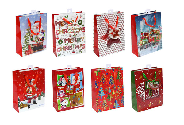 Christmas Giftbag Classic Style Med