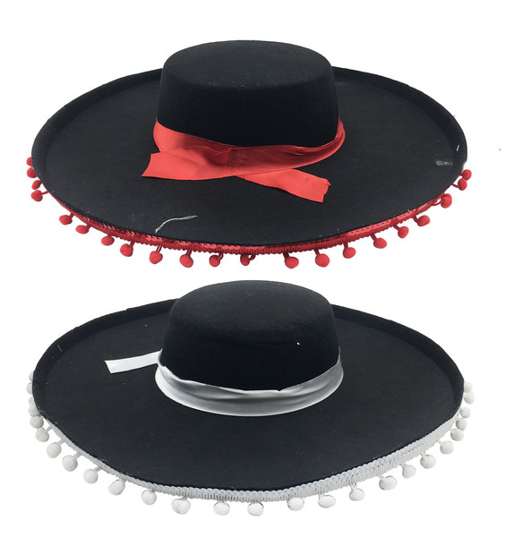 DAY OF THE DEAD ADULT HAT WHITE TRIM