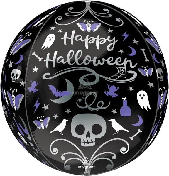 H200 Orbz Foil Balloon Moonlight Halloween