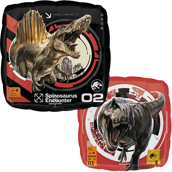 H100 18in Foil Balloon Jurassic World Rebirth