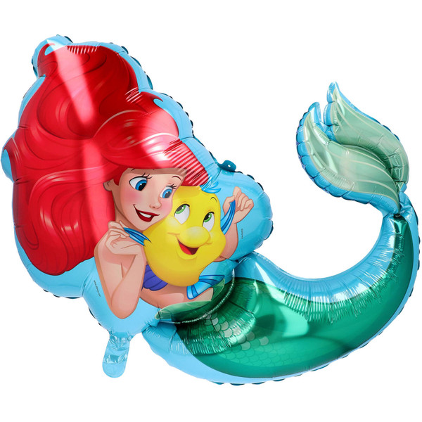H300 Supershape Foil Balloon Disney Princess Ariel 26in