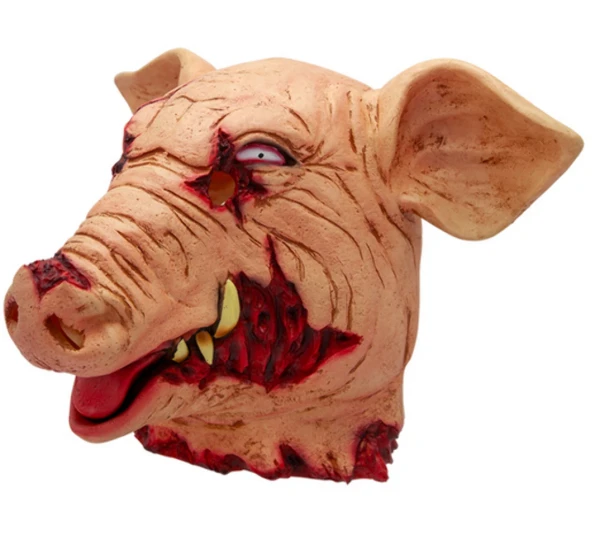 Slaughtered Piggy Latex Mask